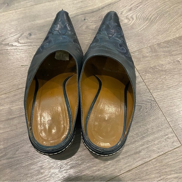 Couture Donald J Pliner Leather Mules Size 7.5 - Picture 8 of 12